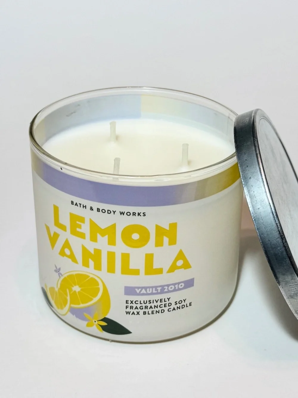 LEMON VANILLA 3-Wick Candle - Picture 3 of 3